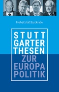 Cover: Stuttgarter Thesen zur Europapolitik - Alternative f&uuml;r Deutschland