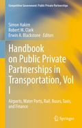 Cover: Handbook on Public Private Partnerships in Transportation, Vol I - Springer