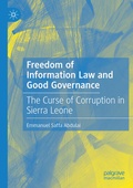 Cover: Freedom of Information Law and Good Governance - Palgrave Macmillan