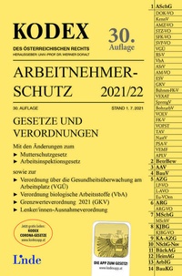 Abbildung von: KODEX Arbeitnehmerschutz 2021/22 - Linde
