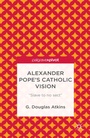 Cover: Alexander Pope's Catholic Vision - Palgrave Pivot