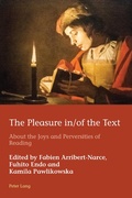 Cover: The Pleasure in/of the Text - Peter Lang Verlag