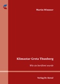 Cover: Klimastar Greta Thunberg - Kovac, Dr. Verlag