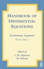 Cover: Handbook of Differential Equations: Evolutionary Equations: Volume 4 - North-Holland