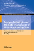 Cover: Emerging Technologies and the Digital Transformation of Museums and Heritage Sites - Springer