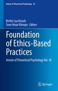 Cover: Foundation of Ethics-Based Practices - Springer