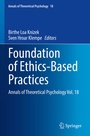 Cover: Foundation of Ethics-Based Practices - Springer