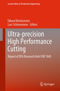 Abbildung von: Ultra-precision High Performance Cutting - Springer