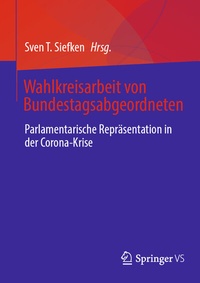 Abbildung von: Wahlkreisarbeit von Bundestagsabgeordneten - Springer VS