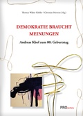 Cover: Demokratie braucht Meinung - PROverbis e.U.