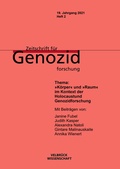 Cover: Zeitschrift f&uuml;r Genozidforschung. 19. Jahrgang 2021, Heft 2 - Velbr&uuml;ck
