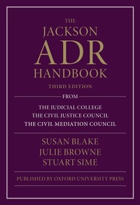 Abbildung von: The Jackson ADR Handbook - Oxford University Press