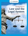 Cover: Introduction to Law and the Legal System - Wadsworth Publishing Co Inc