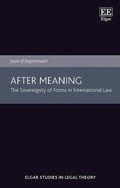 Cover: After Meaning - Edward Elgar Publishing