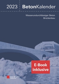 Abbildung von: Beton-Kalender 2023 - Ernst & Sohn