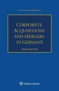 Cover: Corporate Acquisitions and Mergers in Germany - Wolters Kluwer