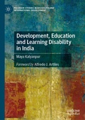 Cover: Development, Education and Learning Disability in India - Palgrave Macmillan