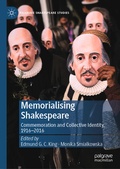 Cover: Memorialising Shakespeare - Palgrave Macmillan