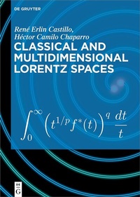Abbildung von: Classical and Multidimensional Lorentz Spaces - De Gruyter