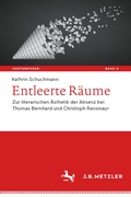 Cover: Entleerte R&auml;ume - J.B. Metzler