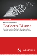 Cover: Entleerte R&auml;ume - J.B. Metzler