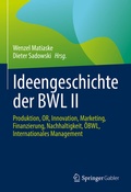 Cover: Ideengeschichte der BWL II - Springer Gabler