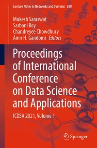 Abbildung von: Proceedings of International Conference on Data Science and Applications - Springer