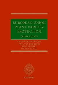 Abbildung von: European Union Plant Variety Protection - OUP eBook