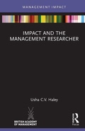 Cover: Impact and the Management Researcher - Routledge