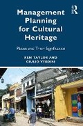 Cover: Management Planning for Cultural Heritage - Routledge