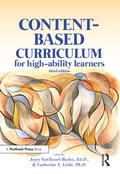 Cover: Content-Based Curriculum for High-Ability Learners - Prufrock Press