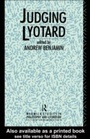 Cover: Judging Lyotard - Routledge