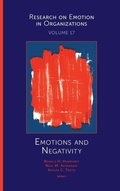 Cover: Emotions and Negativity - Emerald Publishing Limited