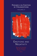 Cover: Emotions and Negativity - Emerald Publishing Limited