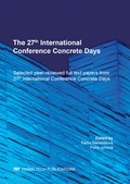 Cover: The 27th International Conference Concrete Days - Trans Tech Publications Ltd