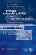 Cover: Prosodie und Multimodalit&auml;t / Prosody and Multimodality - Universit&auml;tsverlag Winter