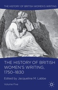 Cover: The History of British Women's Writing, 1750-1830 - Palgrave Macmillan