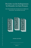 Cover: Die Lehre von den Seelenpotenzen bei Durandus von Saint-Pourcain - Brill