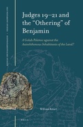 Cover: Judges 19-21 and the "Othering" of Benjamin - Brill