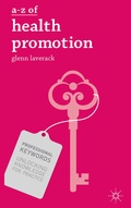 Cover: A-Z of Health Promotion - Red Globe Press