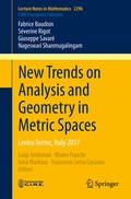 Bild: New Trends on Analysis and Geometry in Metric Spaces - Springer