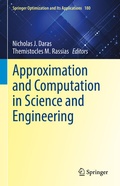 Cover: Approximation and Computation in Science and Engineering - Springer