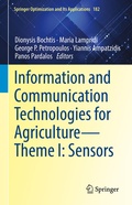 Cover: Information and Communication Technologies for Agriculture-Theme I: Sensors - Springer