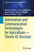 Cover: Information and Communication Technologies for Agriculture-Theme III: Decision - Springer