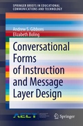 Bild: Conversational Forms of Instruction and Message Layer Design - Springer