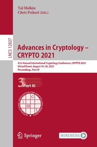 Abbildung von: Advances in Cryptology - CRYPTO 2021 - Springer