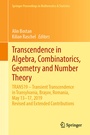 Cover: Transcendence in Algebra, Combinatorics, Geometry and Number Theory - Springer