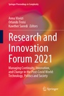 Cover: Research and Innovation Forum 2021 - Springer