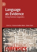 Cover: Language as Evidence - Palgrave Macmillan