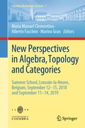 Cover: New Perspectives in Algebra, Topology and Categories - Springer